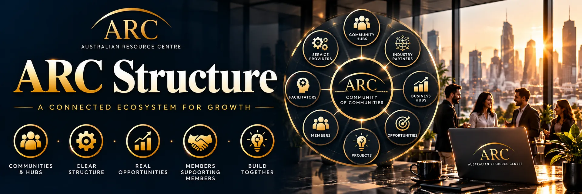 ARC Structure — a connected ecosystem for growth